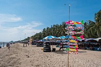 พูดถึงชลบุรี สถานที่ท่องเที่ยวชลบุรีอันต้นๆ ที่หลายคนนึกถึงก็ต้องหาดบางแสน ขับรถไปชมวิวทิวมะพร้าวกับถนนเลียบชายทะเล แวะไปนั่งชิลล์กินซีฟู้ดรสเด็ดราคาดี หรือจะนอนอาบแดด เล่นน้ำ บานาน่าโบ๊ทก็เลิศไปหมด แถมยังไม่ไกลกรุงเทพ ขับไปเที่ยวเช้าเย็นกลับก็ยังไหว สำหรับหาดบางแสนนั้นมีชายหาดทอดยาวต่อเนื่องกว่า 4.5 กิโลเมตร แบ่งเป็นหาดบางแสน ที่กลางหาดจุดนี้ลงเล่นน้ำได้ ส่วนเหนือสุดของหาดคือแหลมแท่น เต็มไปด้วยโขดหิน และส่วนสุดท้ายคือหาดวอนนภา บรรยากาศเงียบๆ กับวิถีชีวิตชาวประมง  2. เกาะล้านชลบุรี